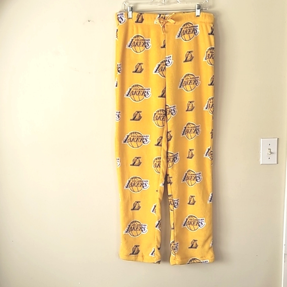 LAKERS NBA SLEEPWEAR BOTTOMS SZ 32/34